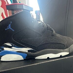 Nike Kids Shoes Black and Blue Jordan 10c